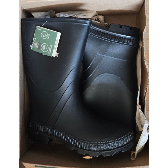 Kamik Other - Kamik Stomp Kids Black Waterproof Rain Boots Size 3 EK4149F BKA Made in Canada